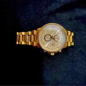Used men’s citizen watch gold with real diamonds
